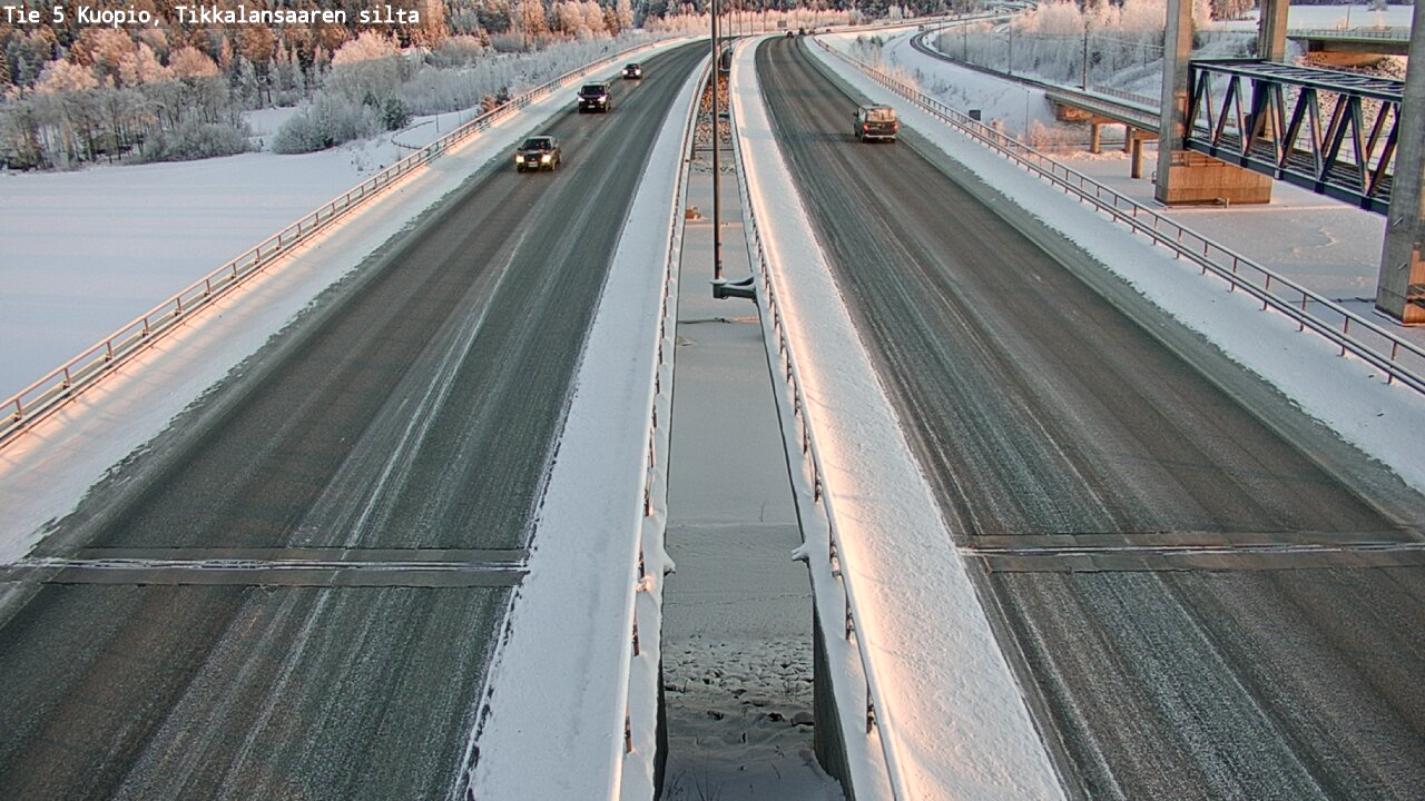 Kelikamerat Kuva Tie 5 Kuopio, Tikkalansaari, Kuopio, Pohjois-Savo