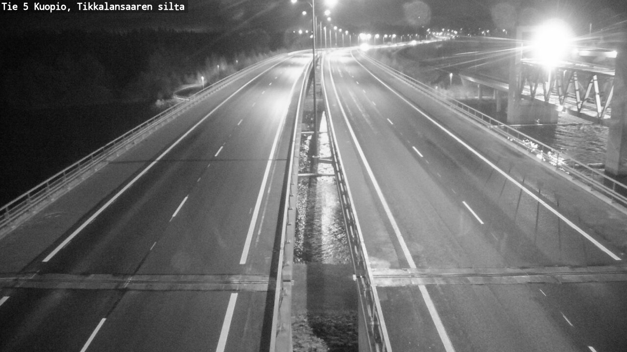 Weather Camera Image Väg 5 Kuopio, Tikkalansaari, Kuopio, Pohjois-Savo