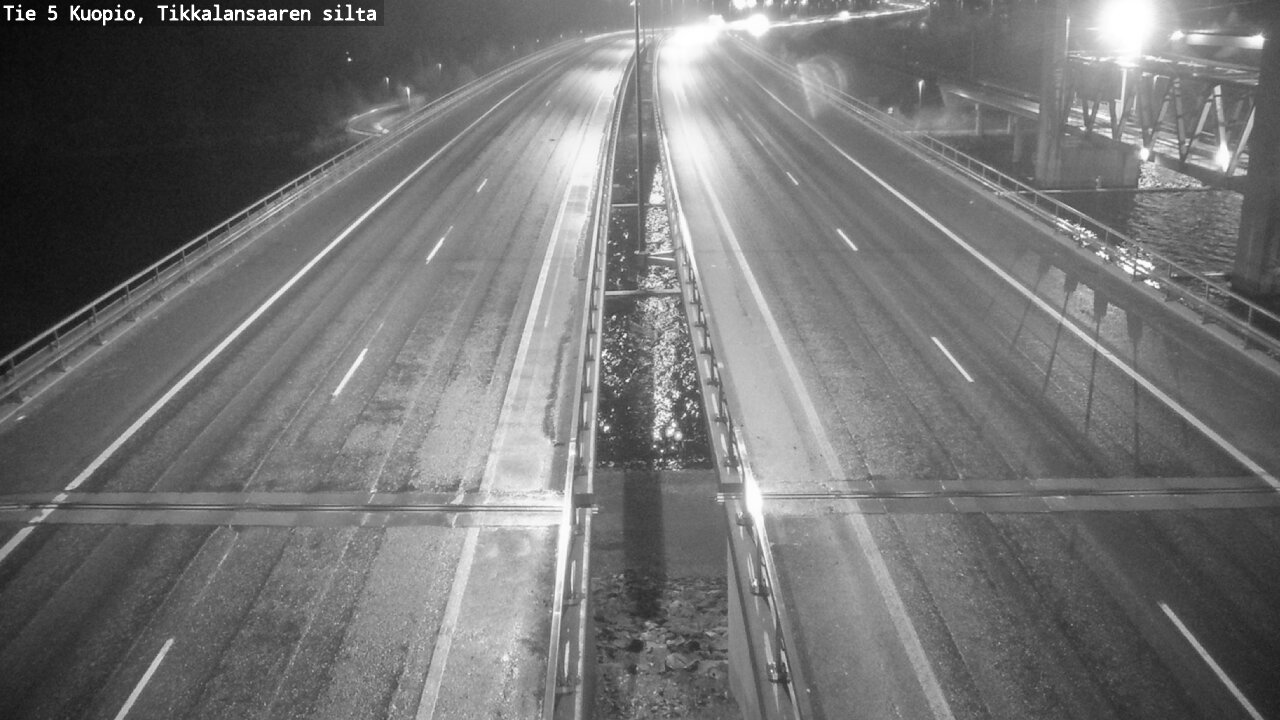 Weather Camera Image Road 5 Kuopio, Tikkalansaari, Kuopio, Pohjois-Savo