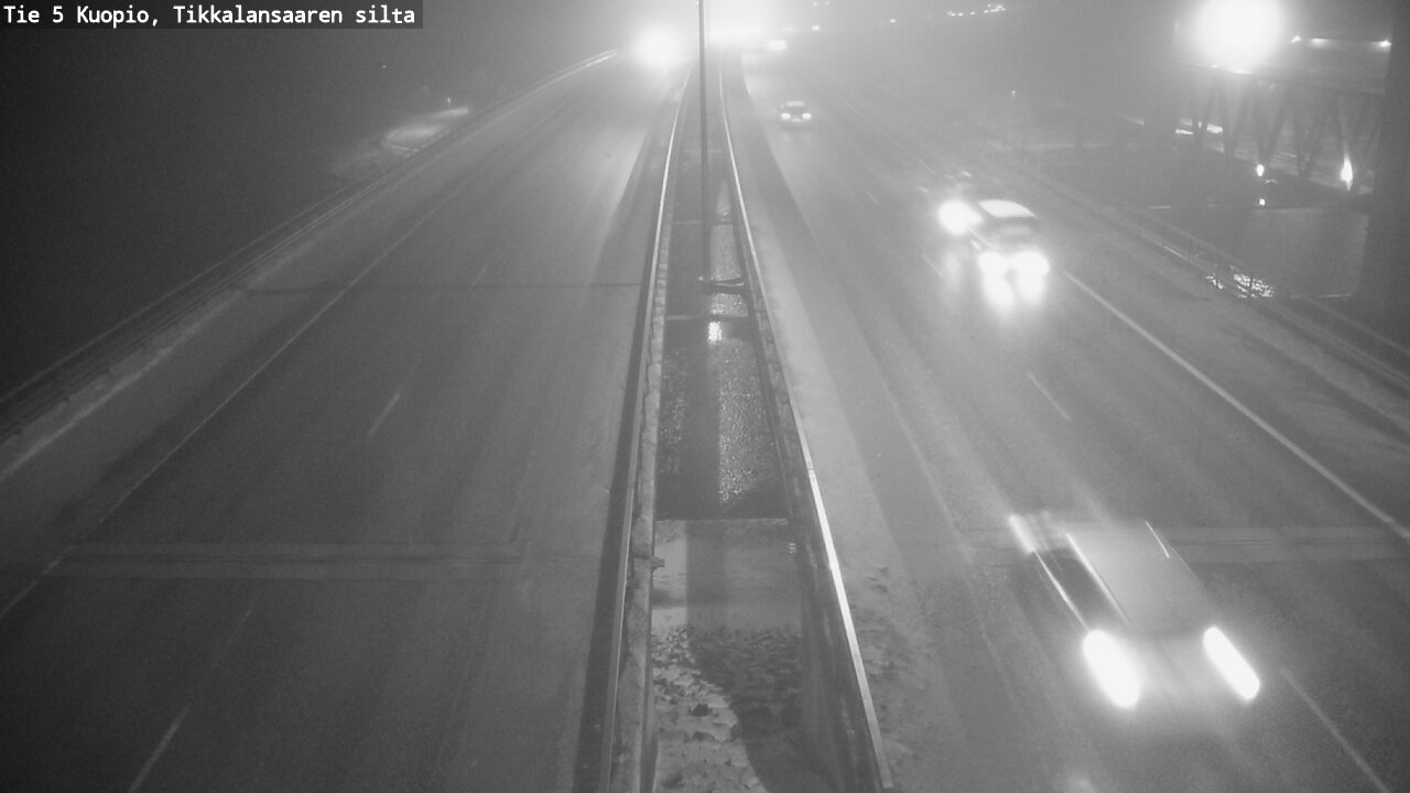 Weather Camera Image Road 5 Kuopio, Tikkalansaari, Kuopio, Pohjois-Savo
