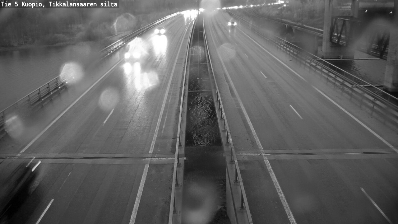 Weather Camera Image Väg 5 Kuopio, Tikkalansaari, Kuopio, Pohjois-Savo