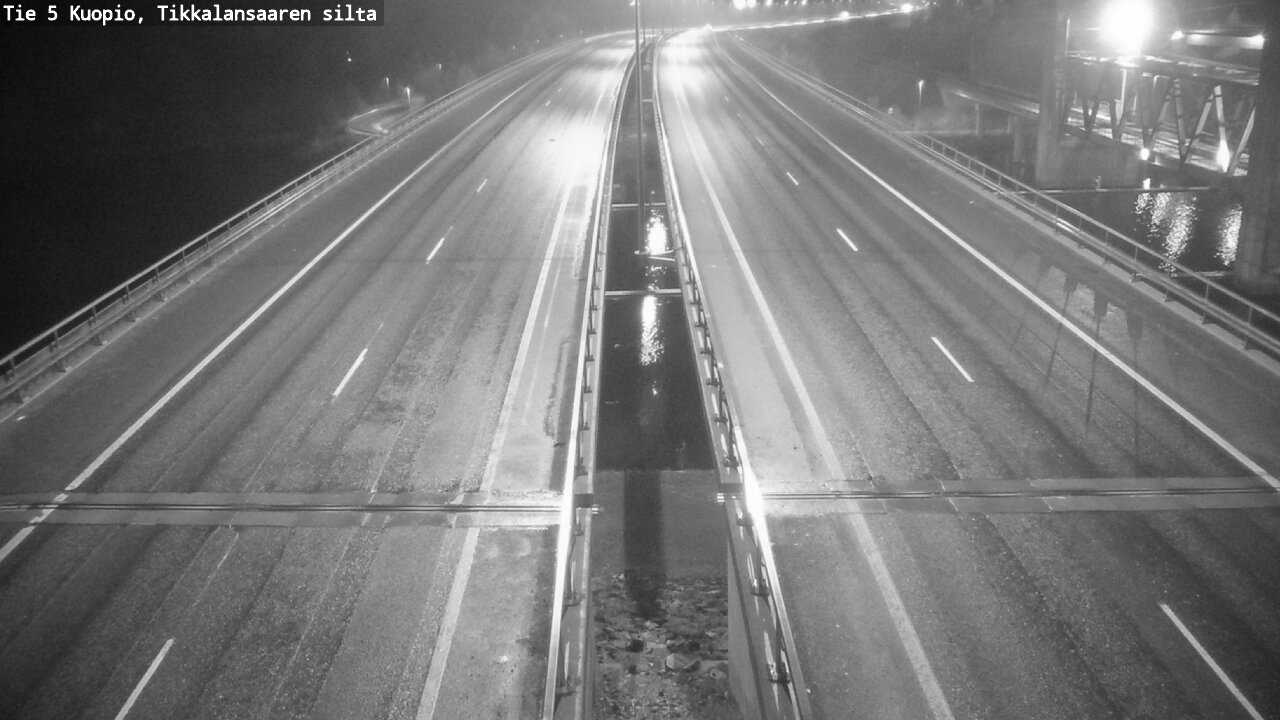 Weather Camera Image Road 5 Kuopio, Tikkalansaari, Kuopio, Pohjois-Savo