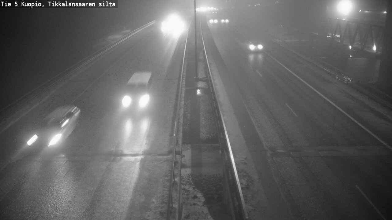 Weather Camera Image Road 5 Kuopio, Tikkalansaari, Kuopio, Pohjois-Savo