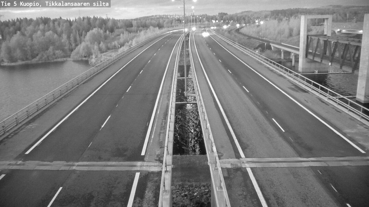 Weather Camera Image Väg 5 Kuopio, Tikkalansaari, Kuopio, Pohjois-Savo