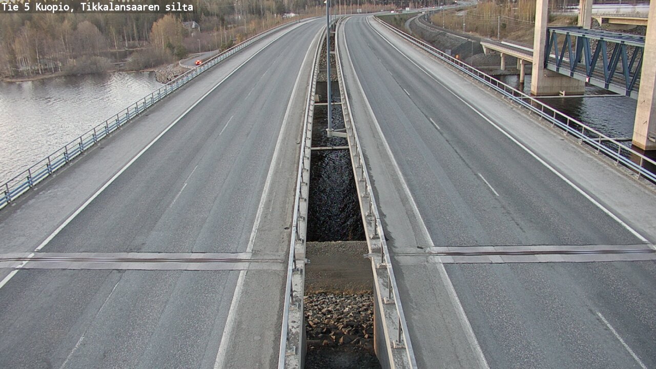Weather Camera Image Väg 5 Kuopio, Tikkalansaari, Kuopio, Pohjois-Savo