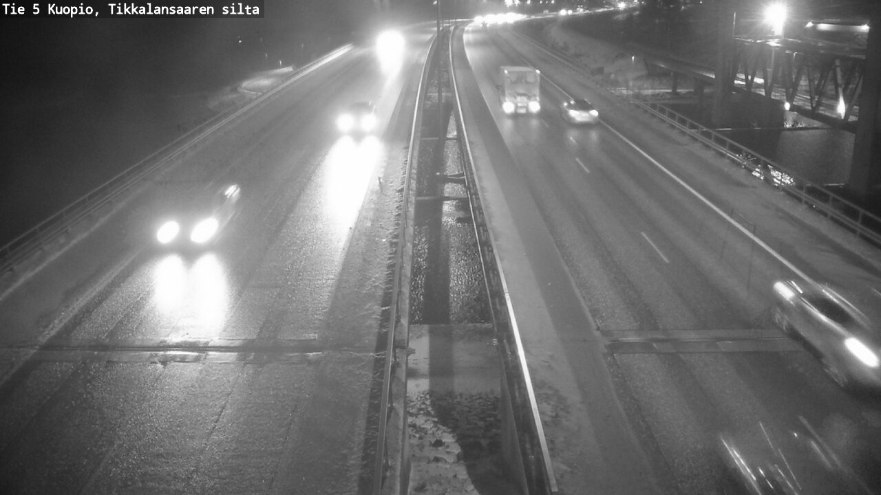 Weather Camera Image Road 5 Kuopio, Tikkalansaari, Kuopio, Pohjois-Savo