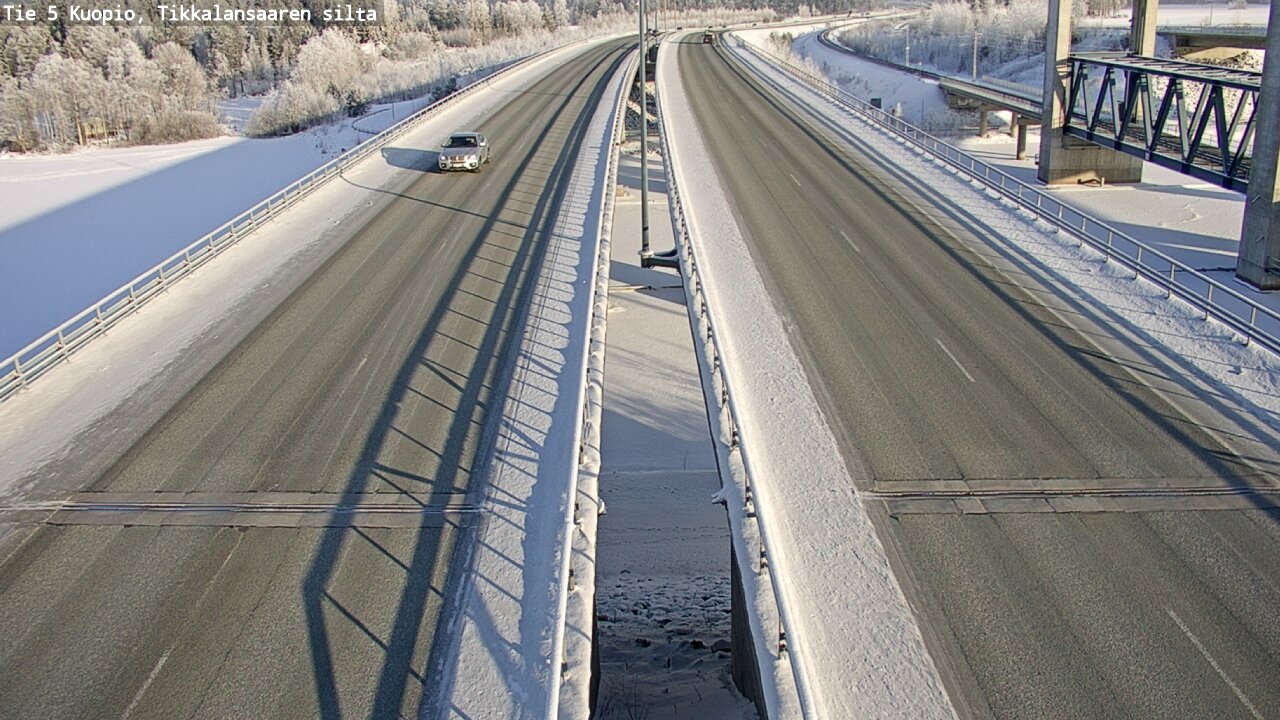 Weather Camera Image Väg 5 Kuopio, Tikkalansaari, Kuopio, Pohjois-Savo