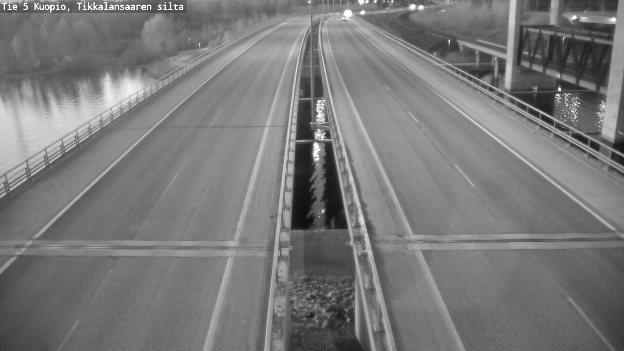 Weather Camera Image Väg 5 Kuopio, Tikkalansaari, Kuopio, Pohjois-Savo