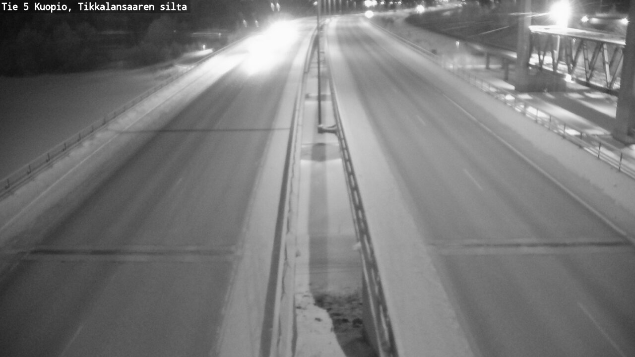 Weather Camera Image Road 5 Kuopio, Tikkalansaari, Kuopio, Pohjois-Savo