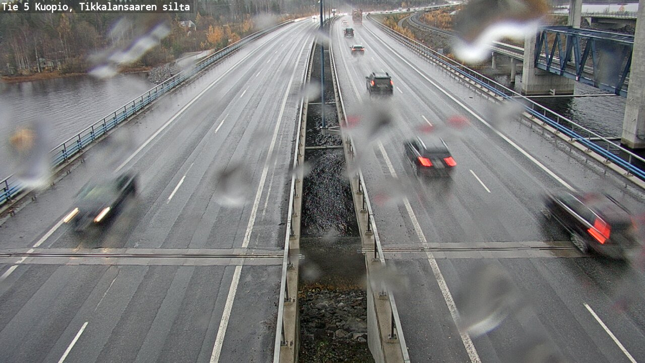 Weather Camera Image Väg 5 Kuopio, Tikkalansaari, Kuopio, Pohjois-Savo