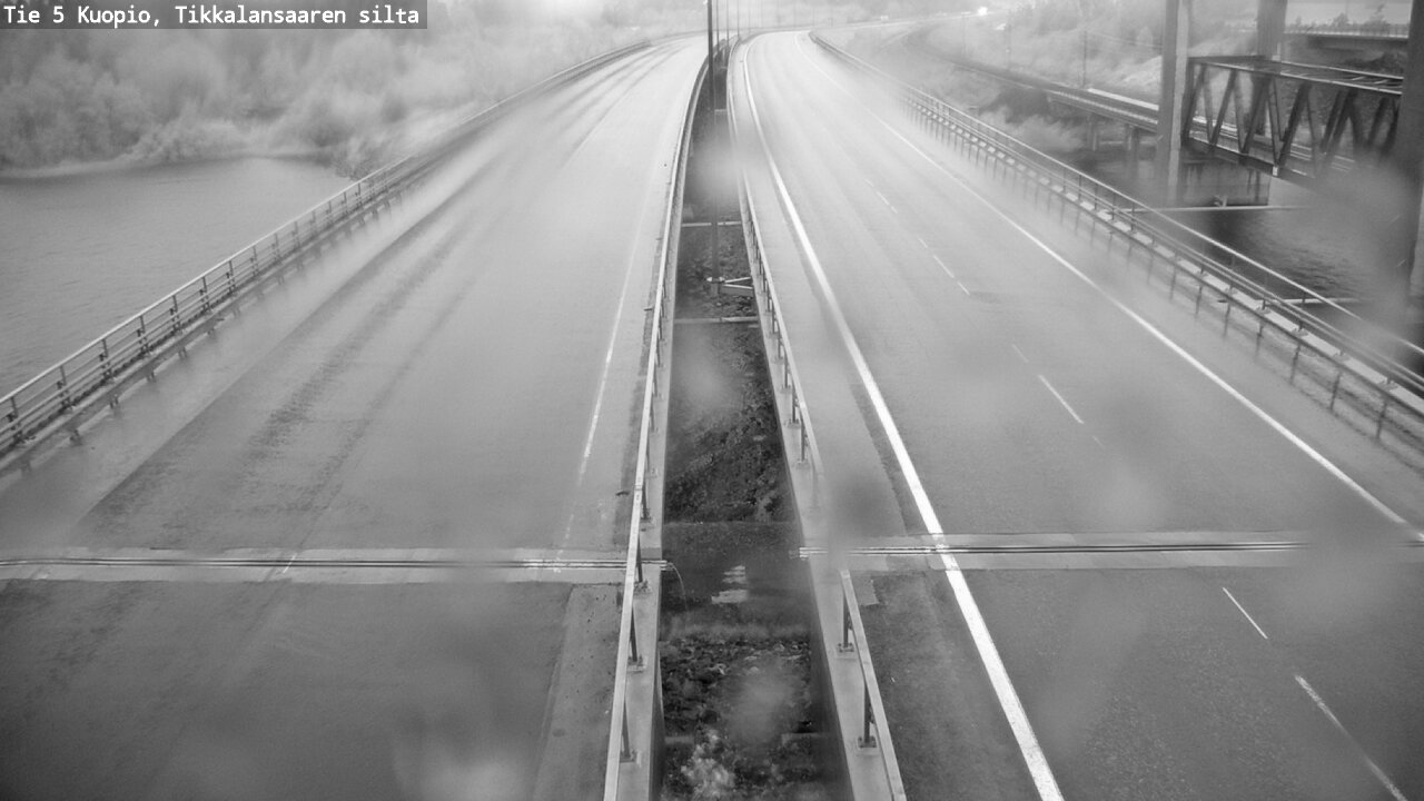 Weather Camera Image Road 5 Kuopio, Tikkalansaari, Kuopio, Pohjois-Savo
