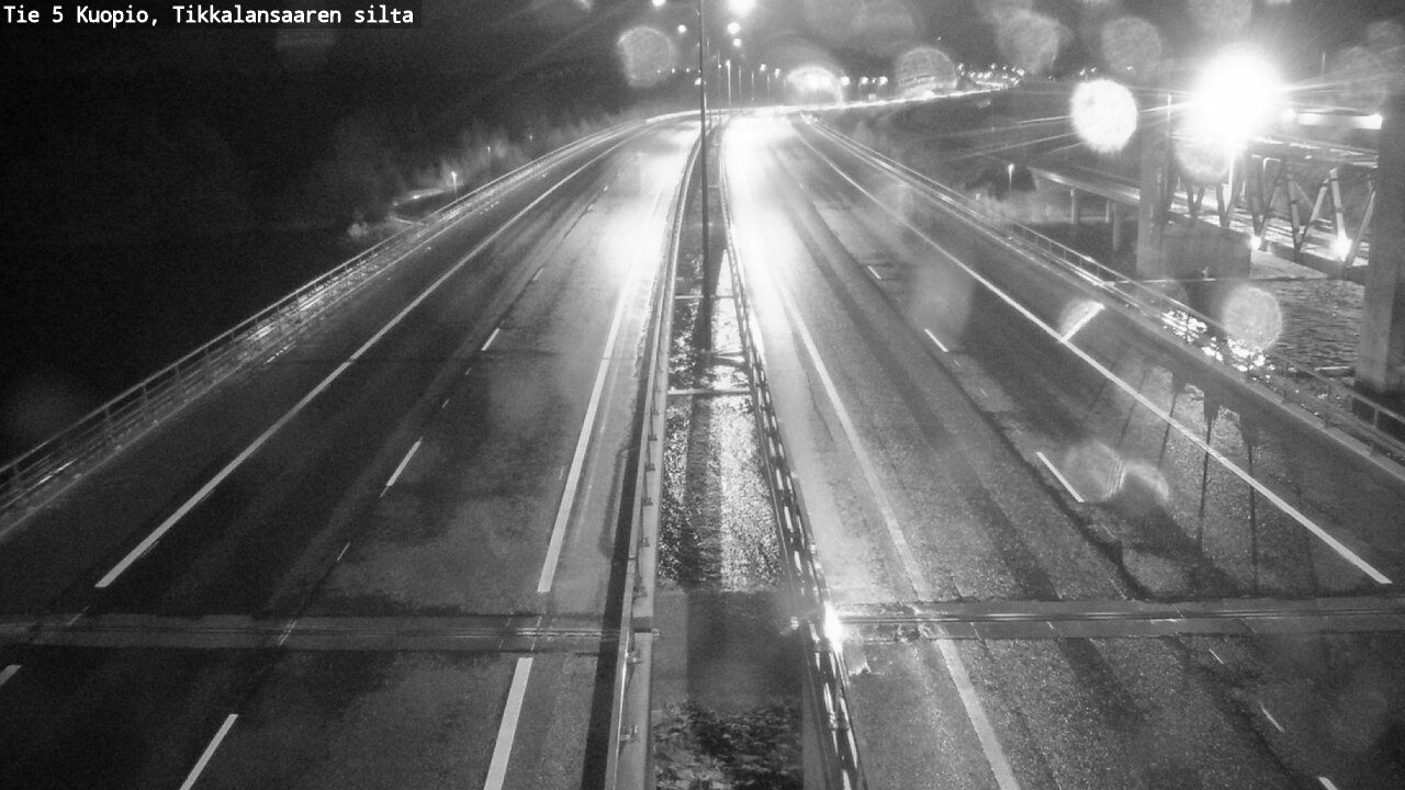 Weather Camera Image Väg 5 Kuopio, Tikkalansaari, Kuopio, Pohjois-Savo
