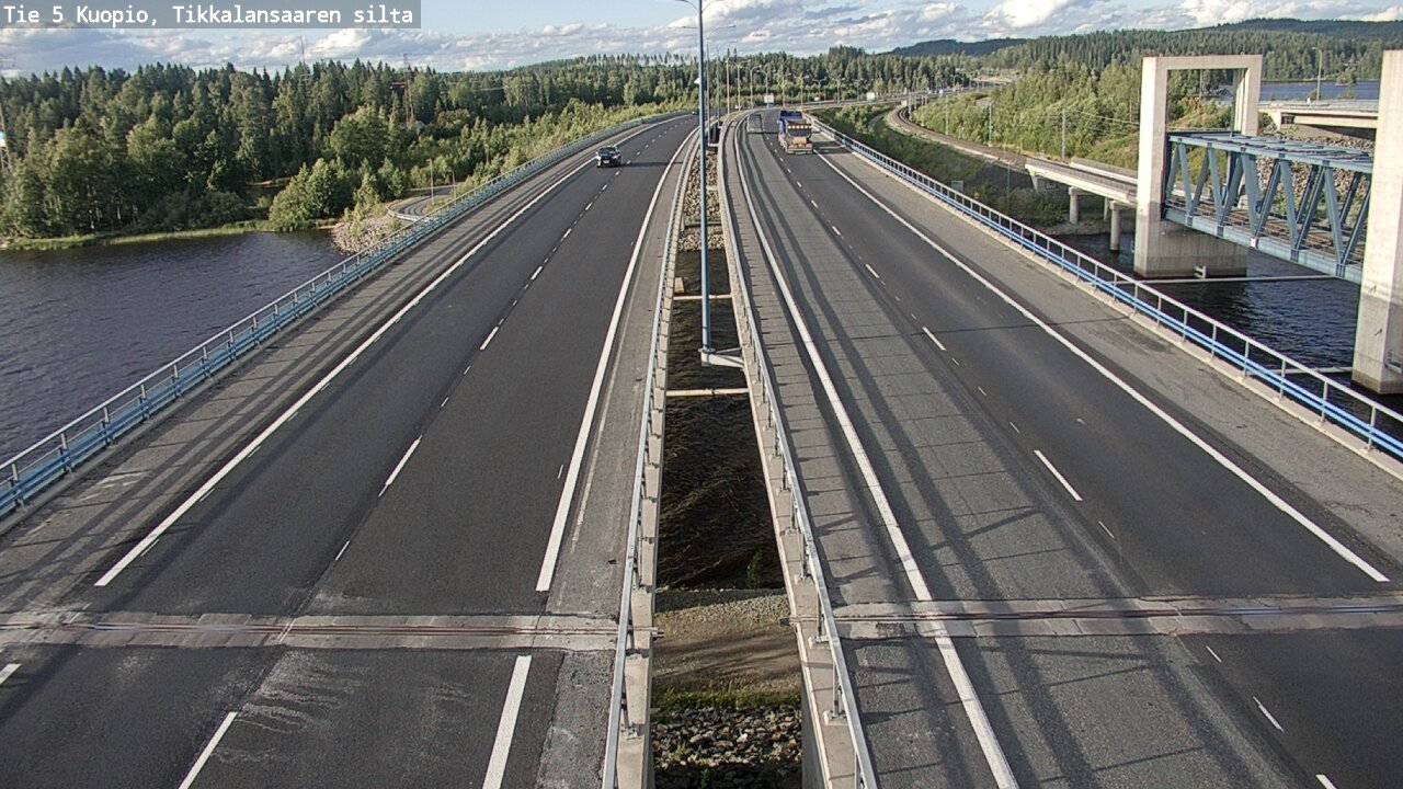 Kelikamerat Kuva Tie 5 Kuopio, Tikkalansaari, Kuopio, Pohjois-Savo