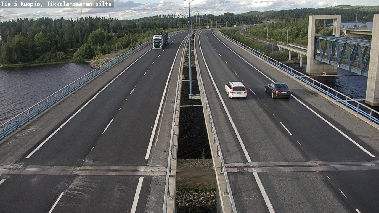 Kelikamerat Kuva Tie 5 Kuopio, Tikkalansaari, Kuopio, Pohjois-Savo