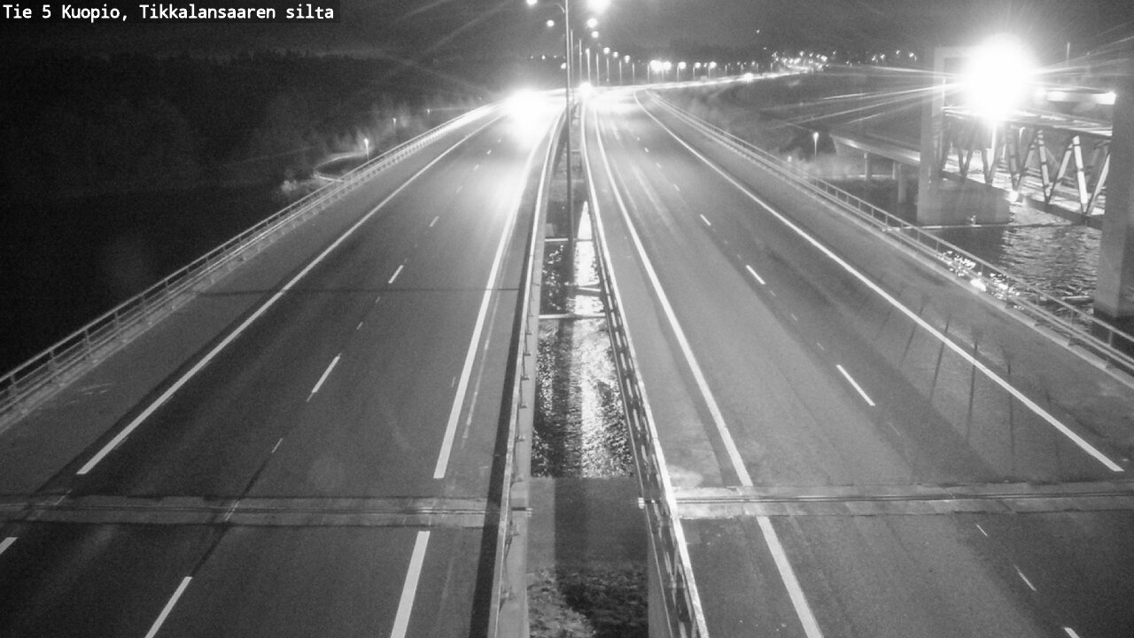 Weather Camera Image Väg 5 Kuopio, Tikkalansaari, Kuopio, Pohjois-Savo