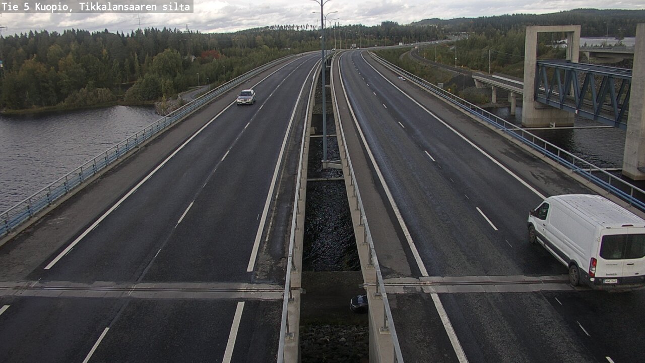 Weather Camera Image Väg 5 Kuopio, Tikkalansaari, Kuopio, Pohjois-Savo