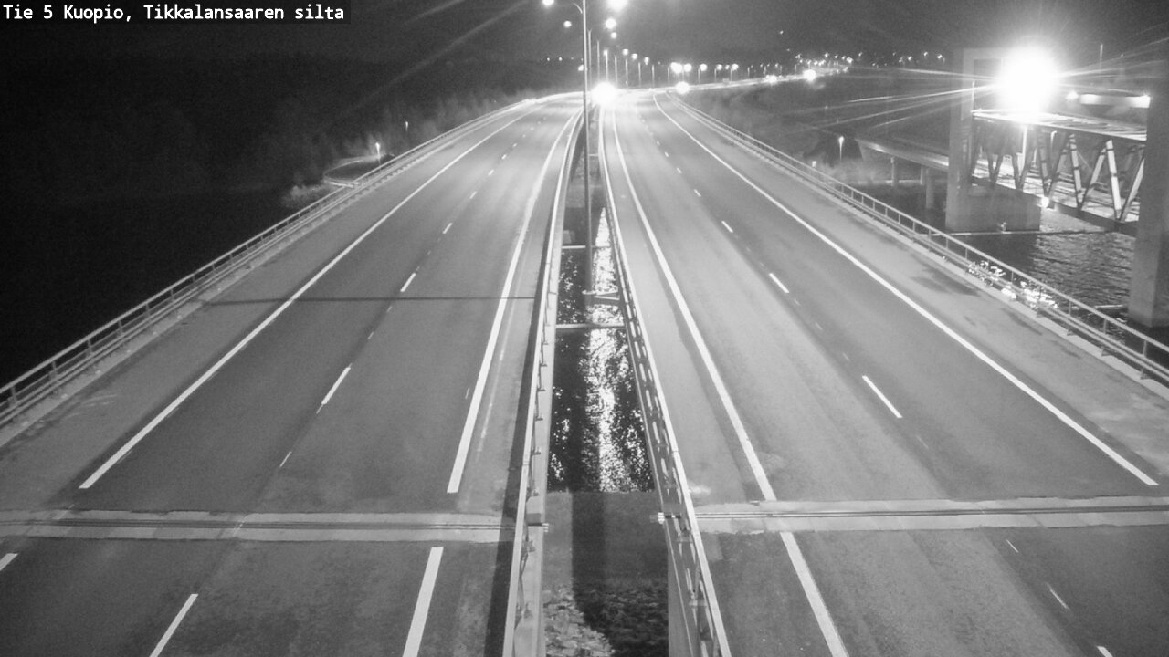 Weather Camera Image Väg 5 Kuopio, Tikkalansaari, Kuopio, Pohjois-Savo