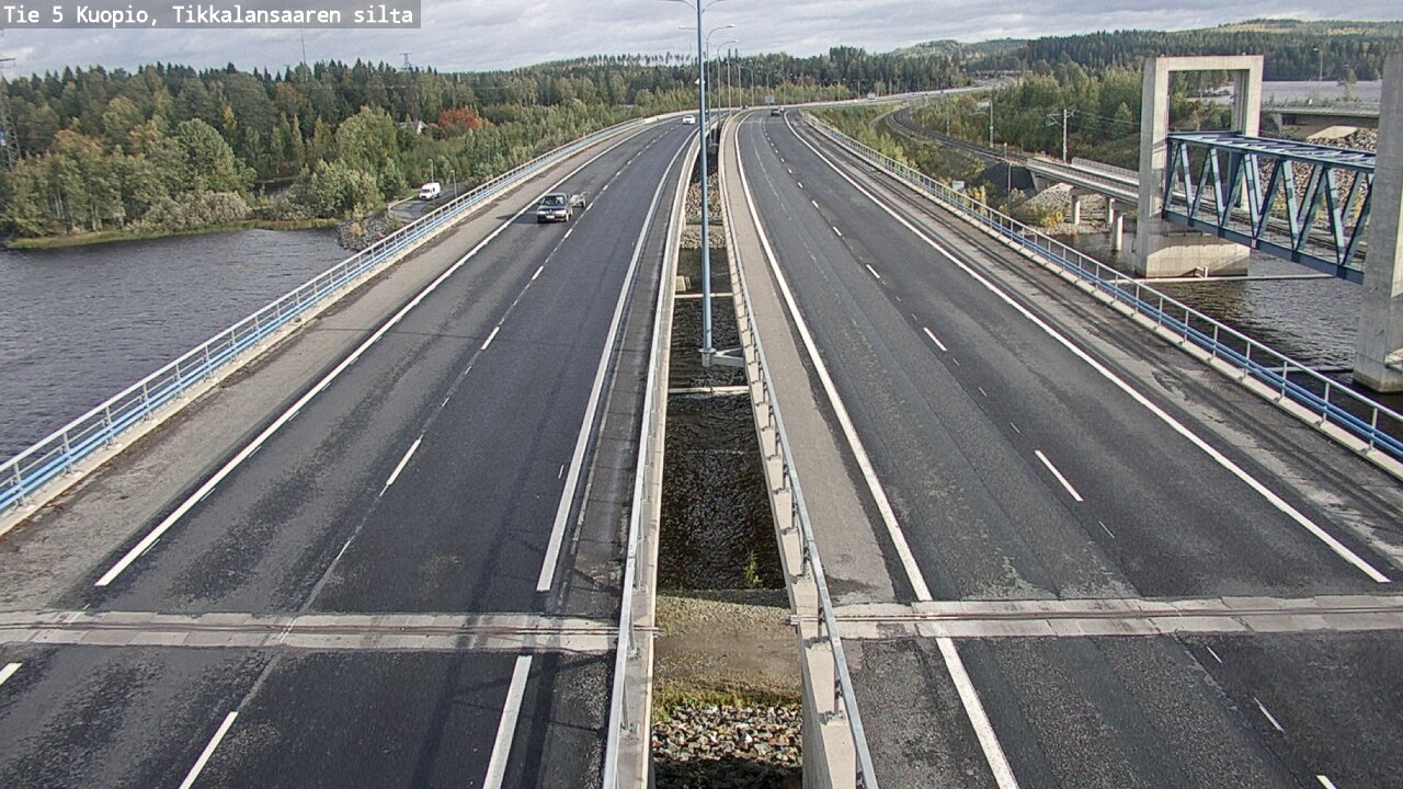 Kelikamerat Kuva Tie 5 Kuopio, Tikkalansaari, Kuopio, Pohjois-Savo