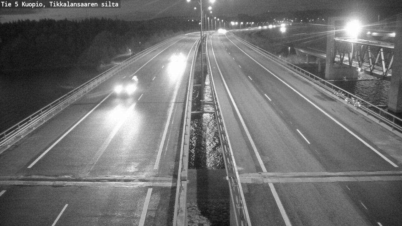 Weather Camera Image Väg 5 Kuopio, Tikkalansaari, Kuopio, Pohjois-Savo