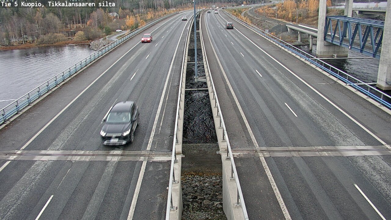 Weather Camera Image Väg 5 Kuopio, Tikkalansaari, Kuopio, Pohjois-Savo