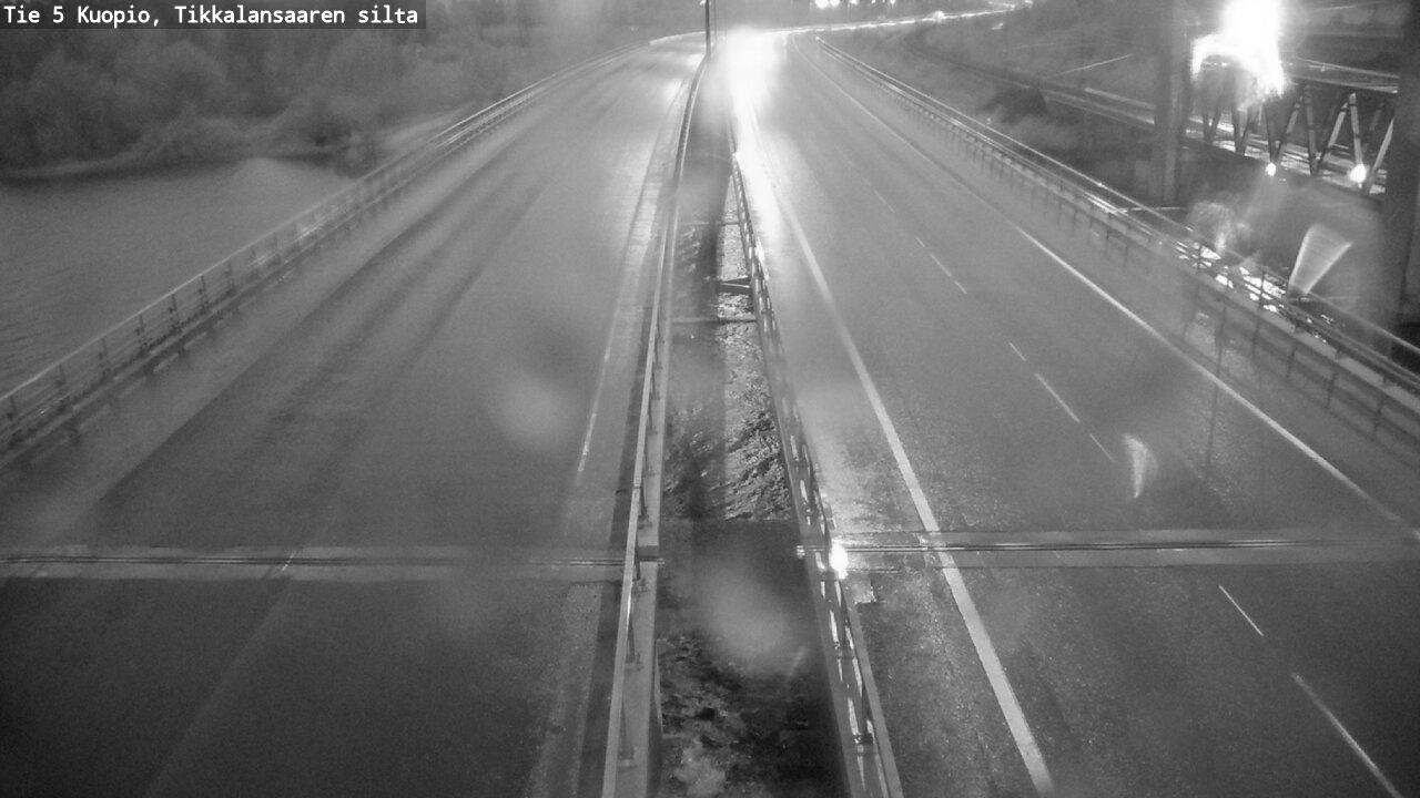 Weather Camera Image Road 5 Kuopio, Tikkalansaari, Kuopio, Pohjois-Savo