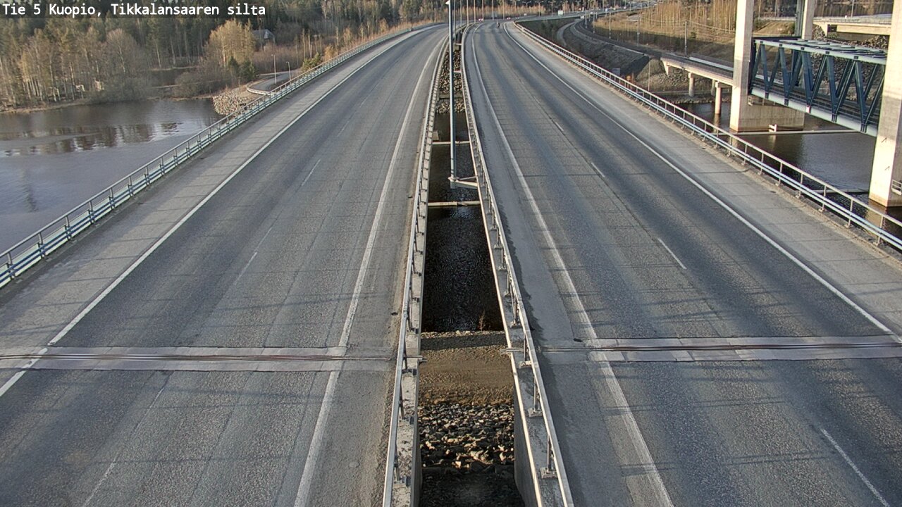 Weather Camera Image Väg 5 Kuopio, Tikkalansaari, Kuopio, Pohjois-Savo