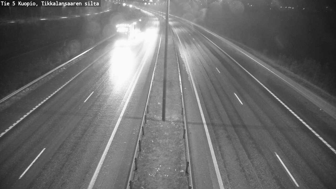 Weather Camera Image Road 5 Kuopio, Tikkalansaari, Kuopio, Pohjois-Savo