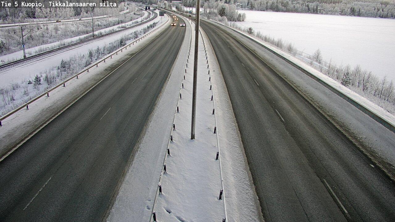 Weather Camera Image Väg 5 Kuopio, Tikkalansaari, Kuopio, Pohjois-Savo
