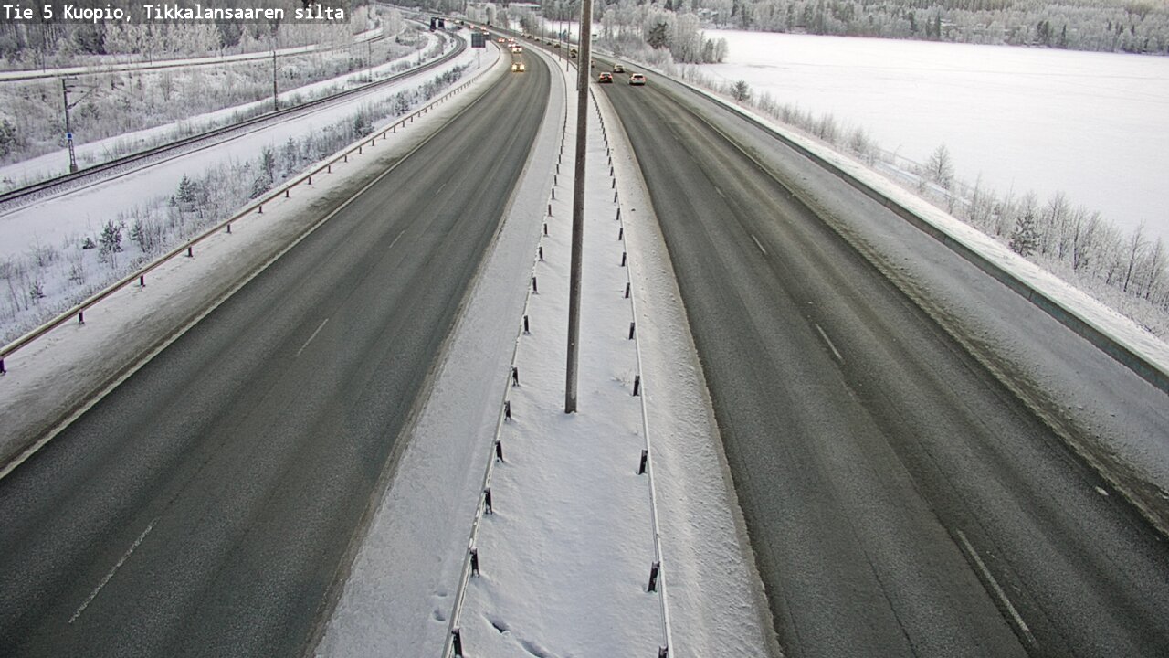 Weather Camera Image Väg 5 Kuopio, Tikkalansaari, Kuopio, Pohjois-Savo