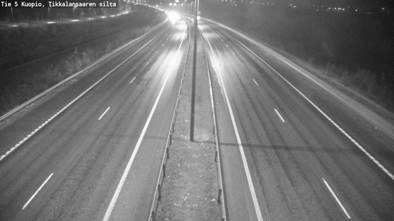 Weather Camera Image Road 5 Kuopio, Tikkalansaari, Kuopio, Pohjois-Savo