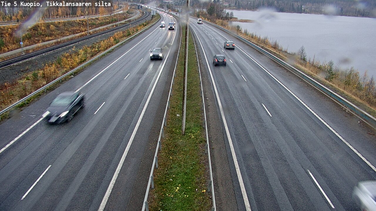 Weather Camera Image Väg 5 Kuopio, Tikkalansaari, Kuopio, Pohjois-Savo