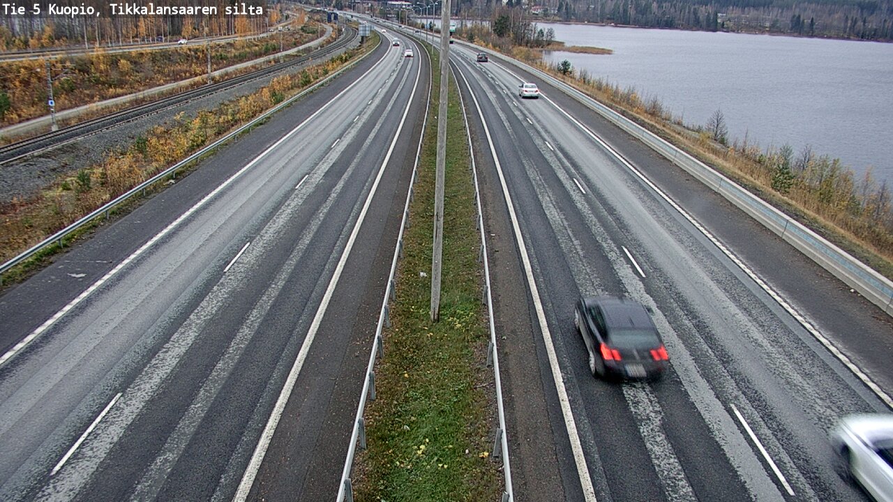 Weather Camera Image Väg 5 Kuopio, Tikkalansaari, Kuopio, Pohjois-Savo