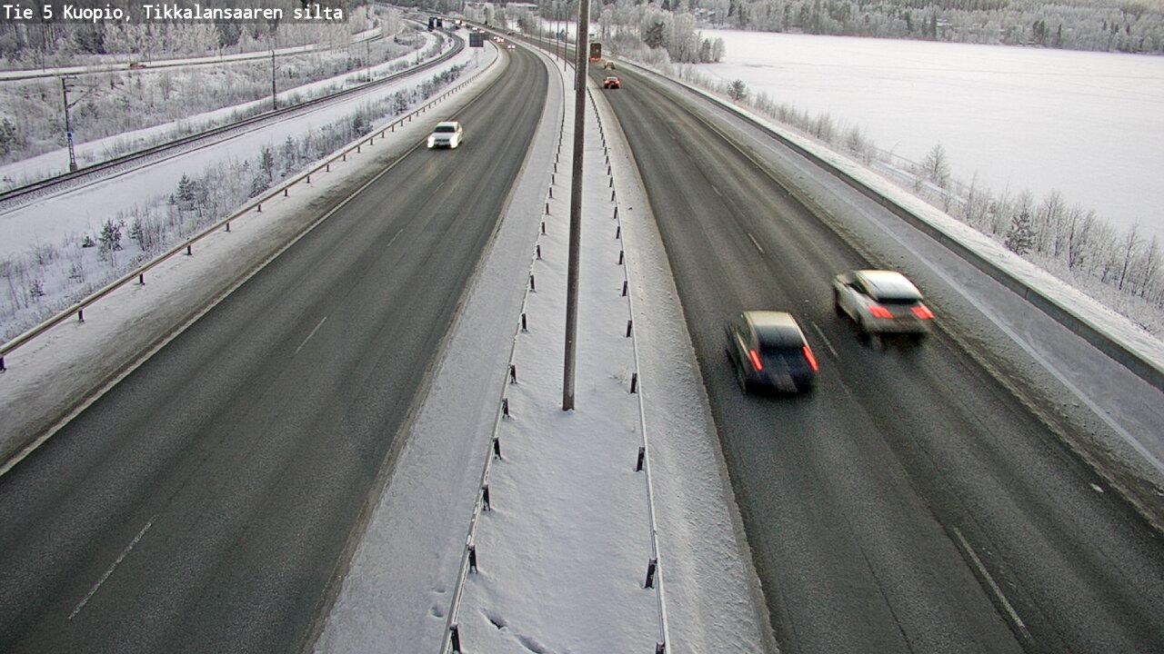 Weather Camera Image Väg 5 Kuopio, Tikkalansaari, Kuopio, Pohjois-Savo