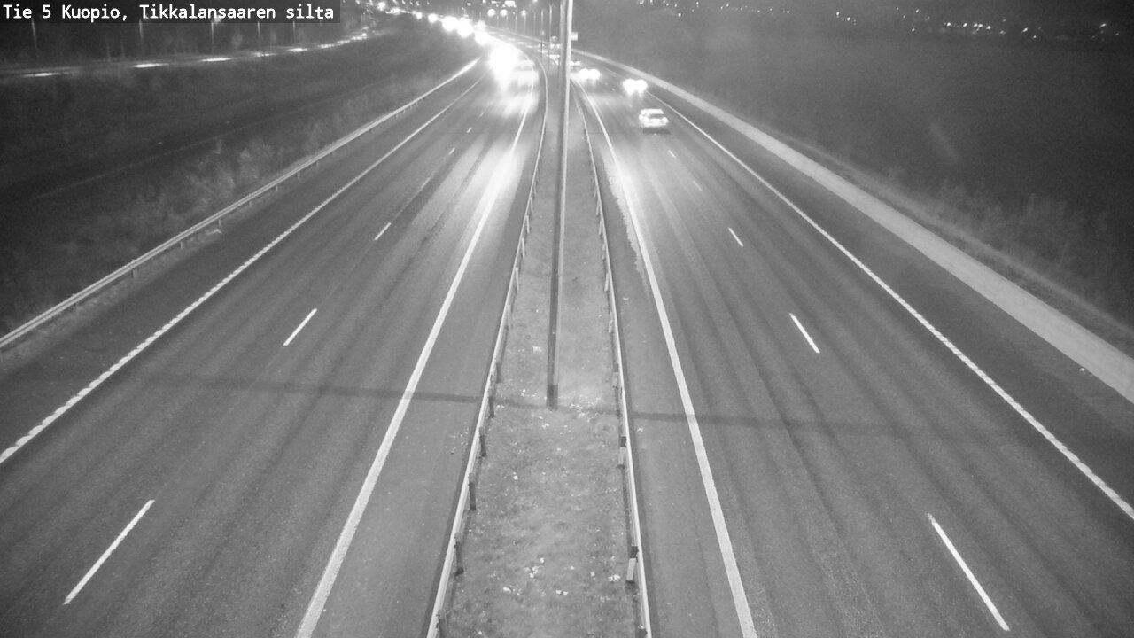 Weather Camera Image Väg 5 Kuopio, Tikkalansaari, Kuopio, Pohjois-Savo