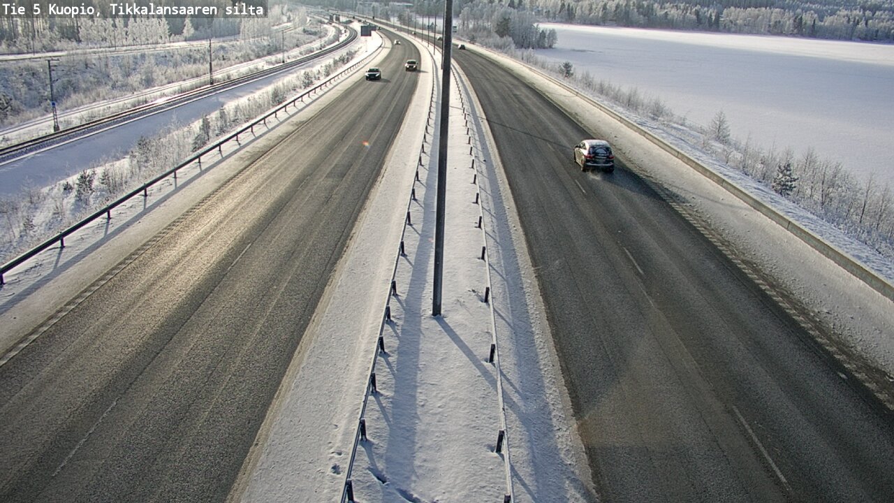 Weather Camera Image Väg 5 Kuopio, Tikkalansaari, Kuopio, Pohjois-Savo