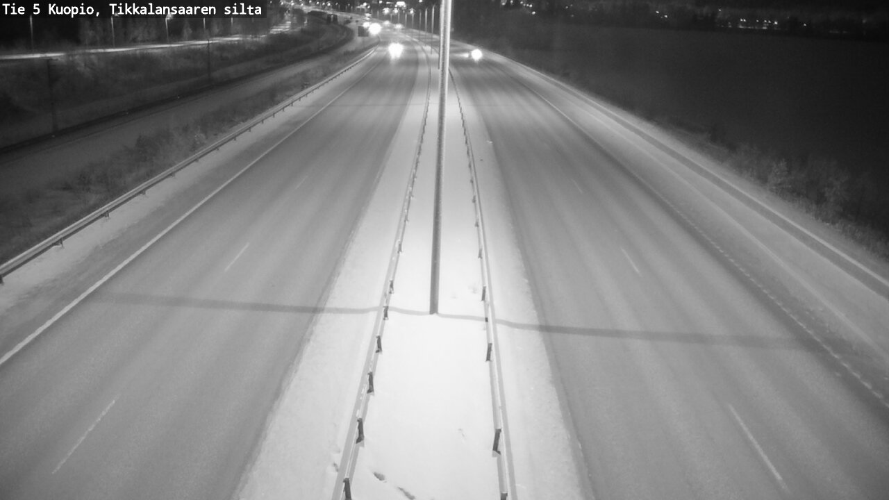 Weather Camera Image Väg 5 Kuopio, Tikkalansaari, Kuopio, Pohjois-Savo