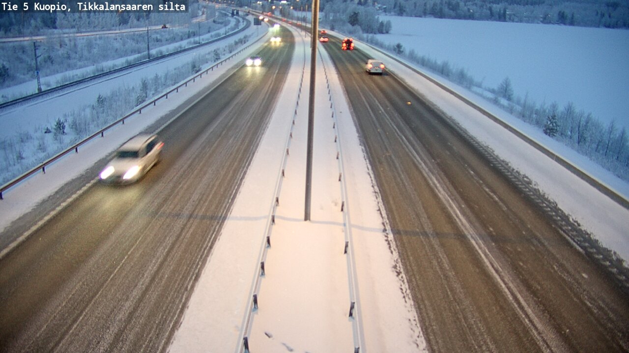 Kelikamerat Kuva Tie 5 Kuopio, Tikkalansaari, Kuopio, Pohjois-Savo