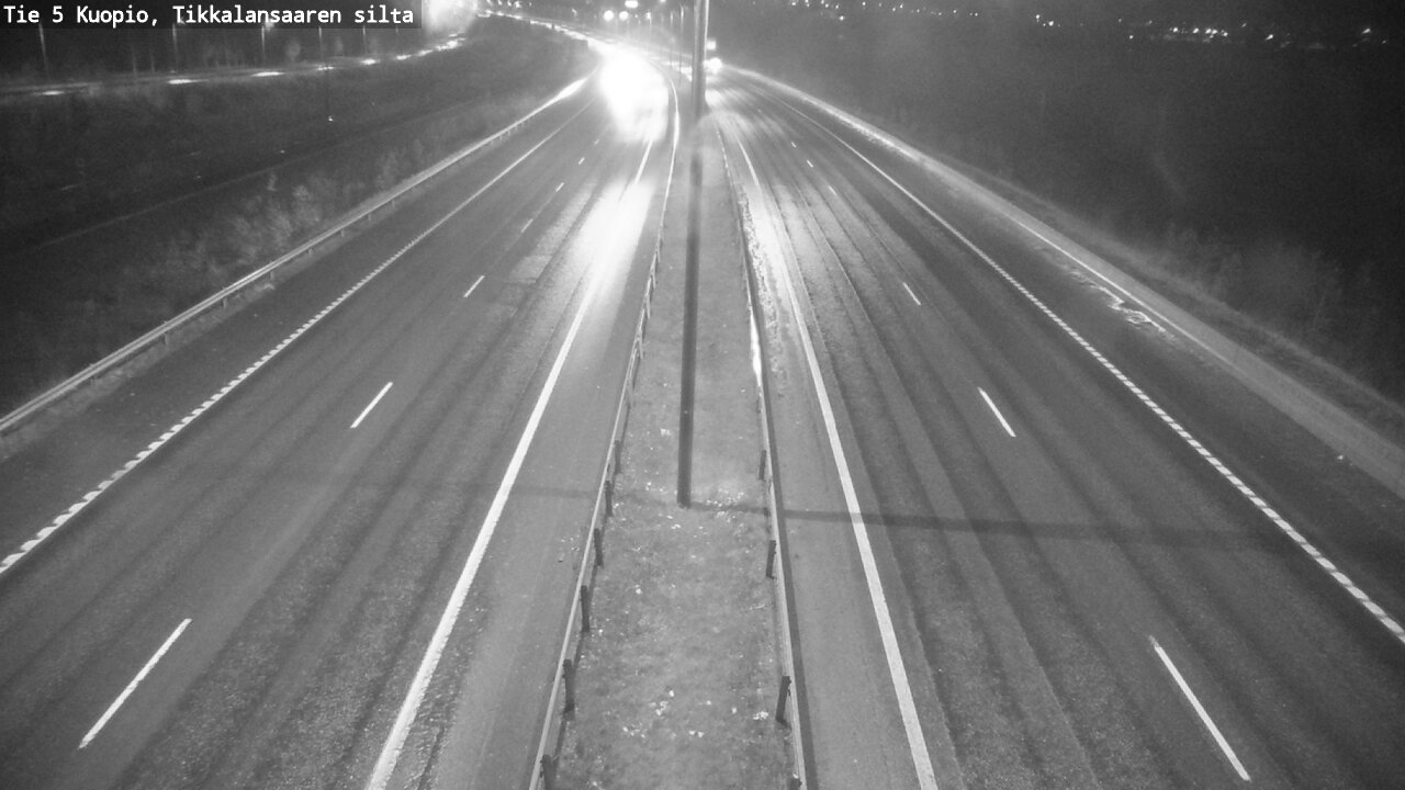 Weather Camera Image Road 5 Kuopio, Tikkalansaari, Kuopio, Pohjois-Savo
