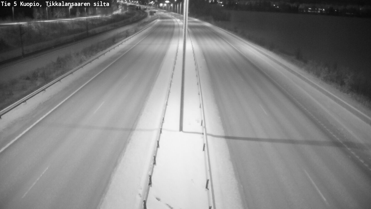 Weather Camera Image Väg 5 Kuopio, Tikkalansaari, Kuopio, Pohjois-Savo