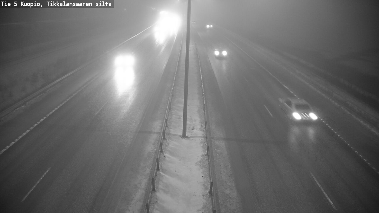Weather Camera Image Road 5 Kuopio, Tikkalansaari, Kuopio, Pohjois-Savo