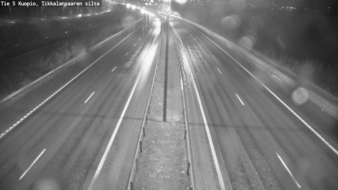 Weather Camera Image Väg 5 Kuopio, Tikkalansaari, Kuopio, Pohjois-Savo