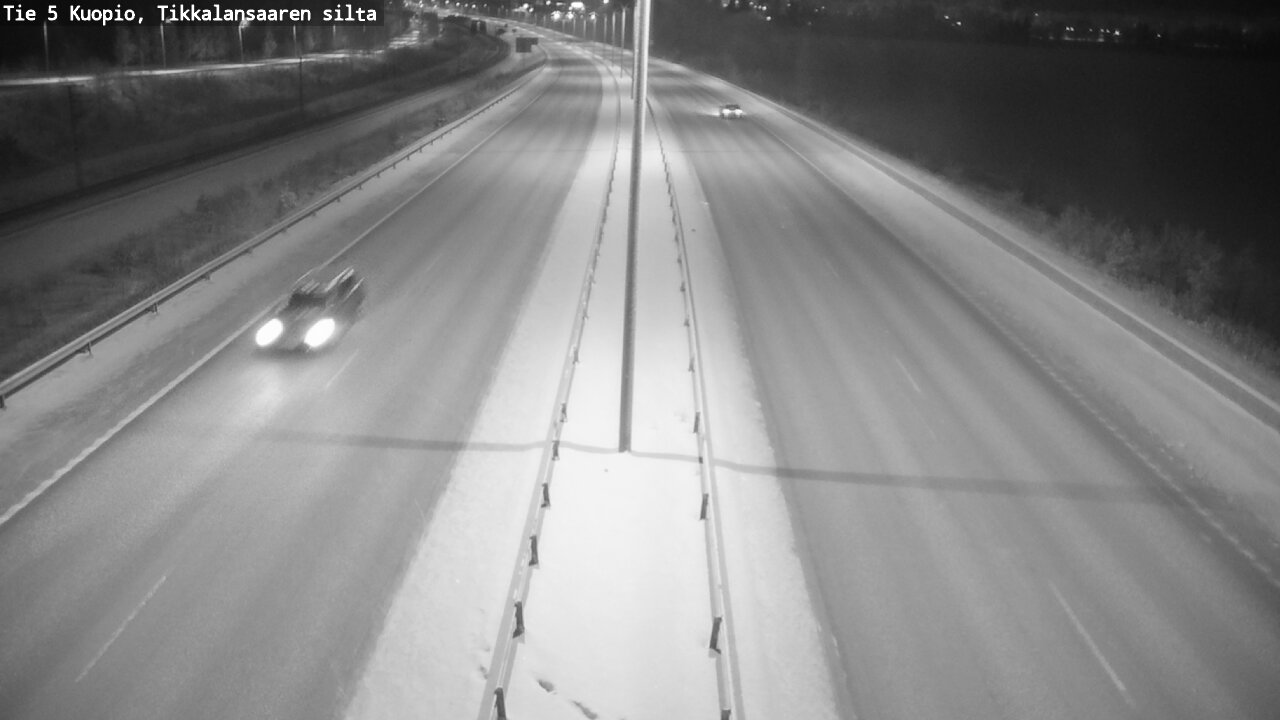 Weather Camera Image Väg 5 Kuopio, Tikkalansaari, Kuopio, Pohjois-Savo
