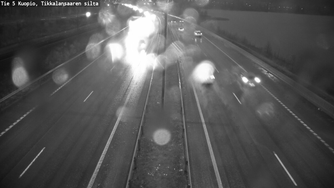 Weather Camera Image Väg 5 Kuopio, Tikkalansaari, Kuopio, Pohjois-Savo