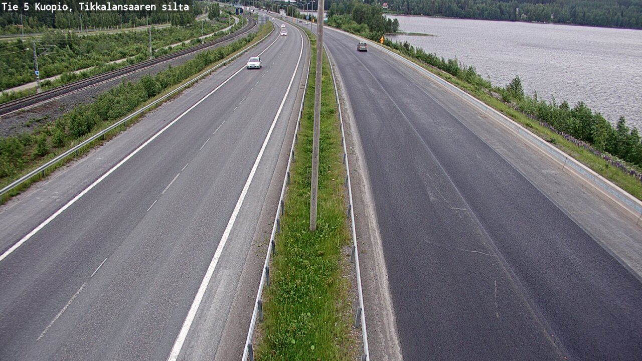 Kelikamerat Kuva Tie 5 Kuopio, Tikkalansaari, Kuopio, Pohjois-Savo