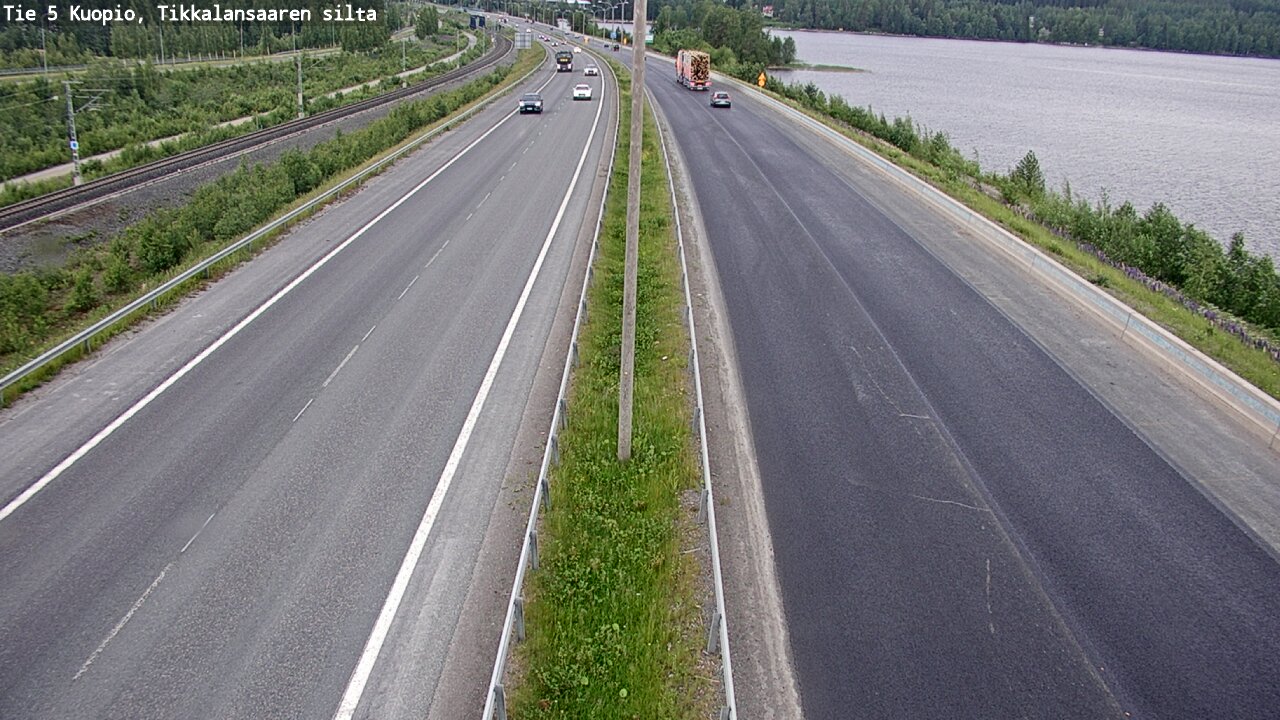 Kelikamerat Kuva Tie 5 Kuopio, Tikkalansaari, Kuopio, Pohjois-Savo