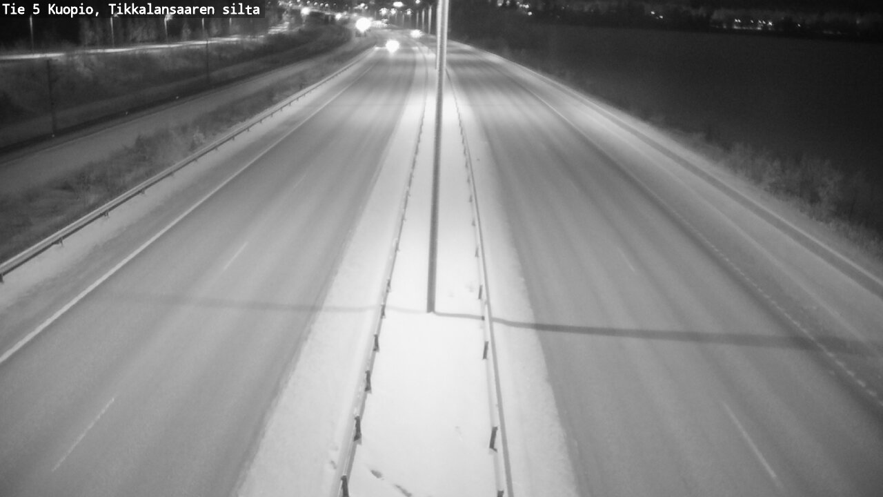 Weather Camera Image Road 5 Kuopio, Tikkalansaari, Kuopio, Pohjois-Savo