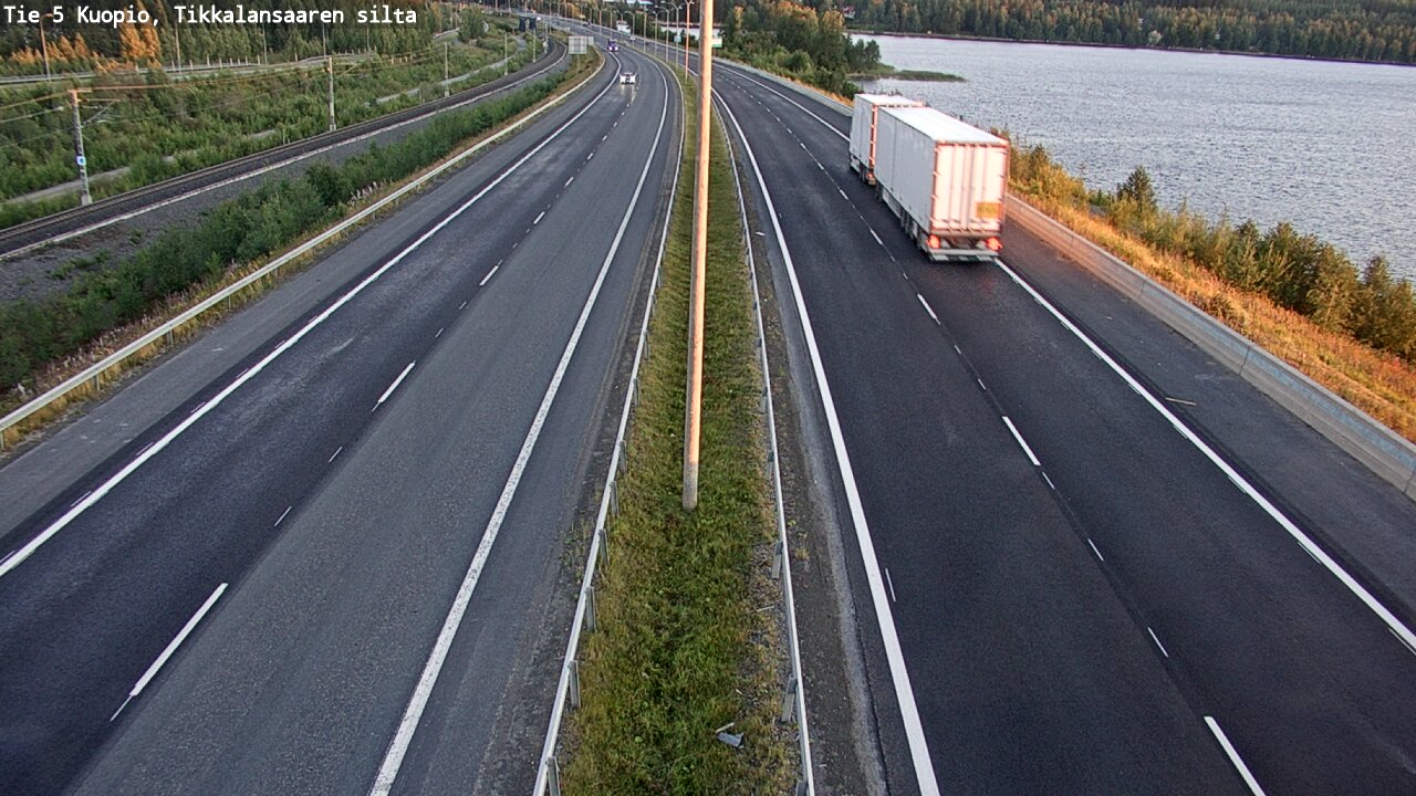 Kelikamerat Kuva Tie 5 Kuopio, Tikkalansaari, Kuopio, Pohjois-Savo