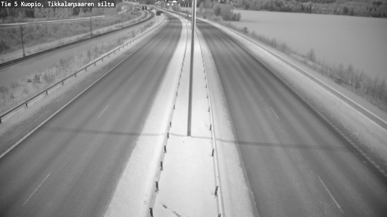 Weather Camera Image Väg 5 Kuopio, Tikkalansaari, Kuopio, Pohjois-Savo