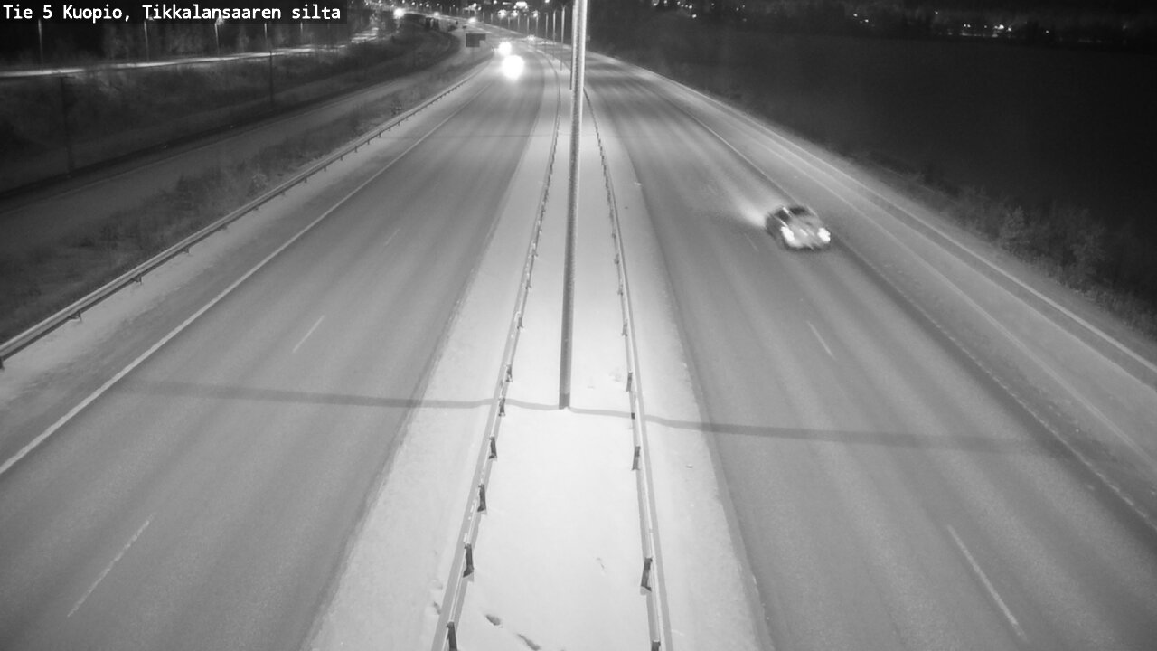 Weather Camera Image Väg 5 Kuopio, Tikkalansaari, Kuopio, Pohjois-Savo