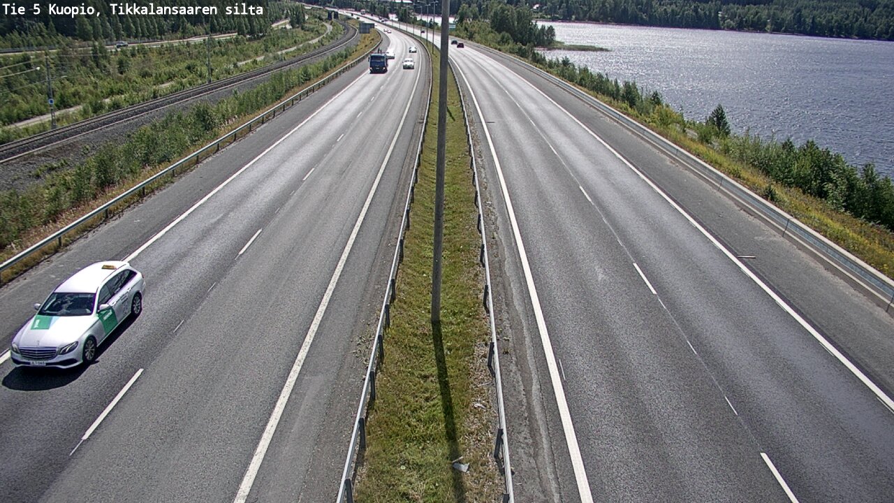 Kelikamerat Kuva Tie 5 Kuopio, Tikkalansaari, Kuopio, Pohjois-Savo